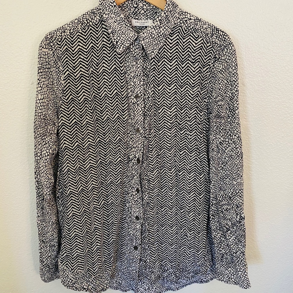 Equipment blouse vintage